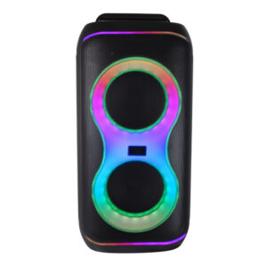 PARLANTE PORTATIL 2 X 6,5" 40W , Bluetooth, luces LED y micrófono