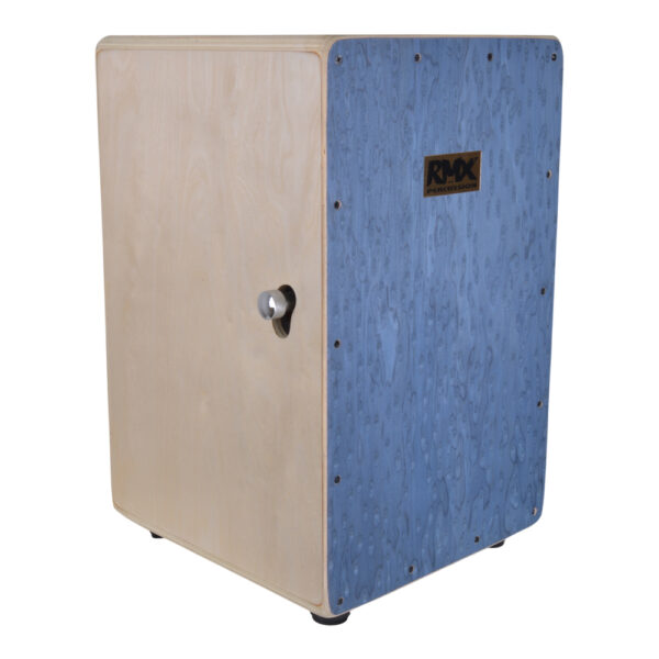 2 CAJON PERUANO CON BORDONA AJUSTABLE AZUL CON FUNDA CPX-5 RMX