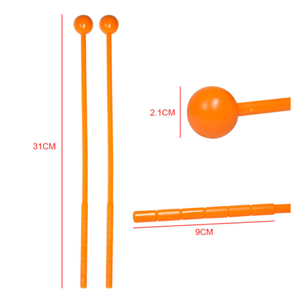 PAR DE MAZOS PLÁSTICO PARA LIRA-METALOFONO 30CM R-380 RMX