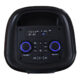 3 Parlante Portátil 2x8" 25W Bluetooth con Luces LED y Micrófono