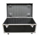 Case Rack Madera Con Ruedas Negro 1050x560x520 Cw-100 Mekse