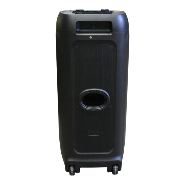 PARLANTE PORTATIL 2X12" 120W LEDS MIC, BT SING-E ZQS12212