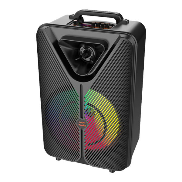 PARLANTE PORTATIL 12" BT/MP3/FM/LED 2 MIC BEST SING-E SP-1230