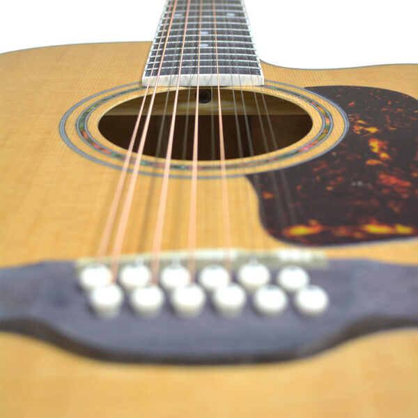 GUITARRA ELECTROACUSTICA 12 CUERDAS + FUNDA SCG-12-12EQ/N SCORPION