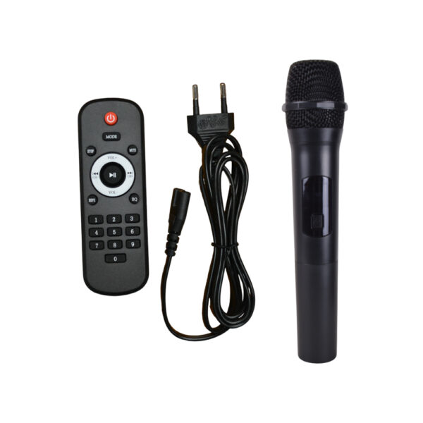 PARLANTE PORTATIL 2X12" BT/MP3/FM/LED MIC SING-E  SP-21260