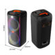 5 PARLANTE PORTATIL 2X6,5" 30W LEDS, MIC, BT SING-E ZQS6238