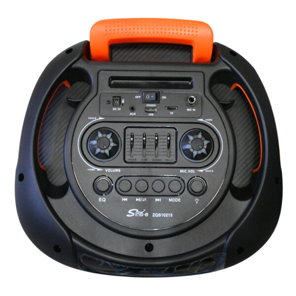 PARLANTE PORTATIL 2 X10" 40W LEDS, MIC, BT SING-E ZQS10215
