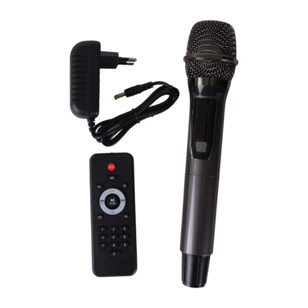 PARLANTE PORTATIL 2 X 6,5" 40W , Bluetooth, luces LED y micrófono