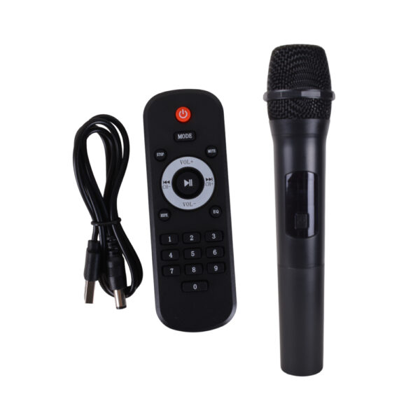 PARLANTE PORTATIL 2X12" 50W LEDS, MIC, BT SING-E ZQS12217