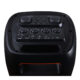 Parlante Portátil 2x10" 80W Bluetooth con Luces LED y Micrófono