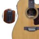GUITARRA ELECTROACUSTICA 12 CUERDAS + FUNDA SCG-12-12EQ/N SCORPION