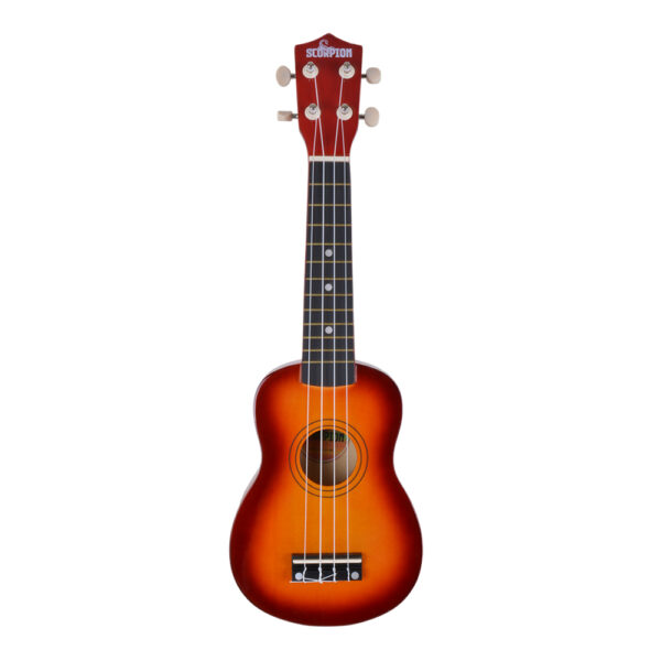 UKELELE SOPRANO 21 SUNBURST + FUNDA UKS-21 SCORPION