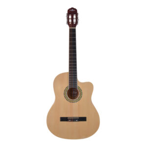 GUITARRA CLASICA CUTAWAY NATURAL 39 + FUNDA LA ESPAÑOLA