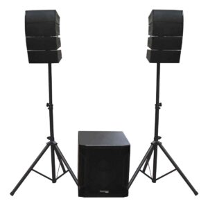 1 PARLANTE ARRAY SUB15+8 700W RMS / 2000W MAX. + ATRIL CARVER PRO CSR-158