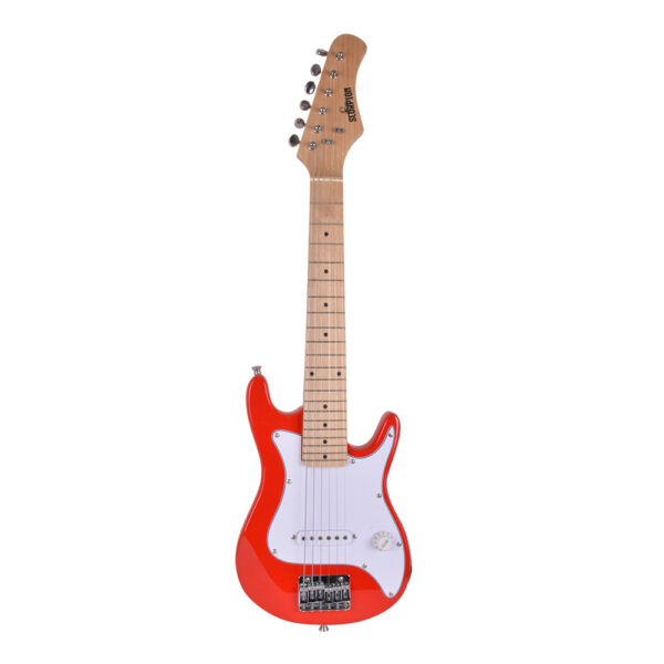 PACK DE GUITARRA ELECTRICA NIÑO COLOR ROJO  SCORPION