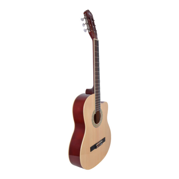 GUITARRA CLASICA CUTAWAY NATURAL 39 + FUNDA LA ESPAÑOLA
