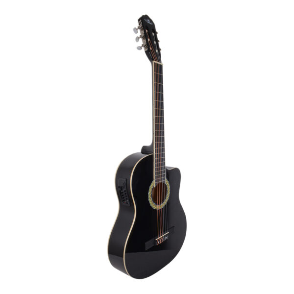 GUITARRA ELECTROACUSTICA CUTAWAY NEGRA 39 LA ESPAÑOLA