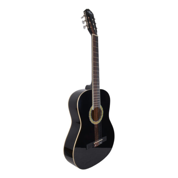 GUITARRA CLASICA NEGRA 39 + FUNDA LA ESPAÑOLA