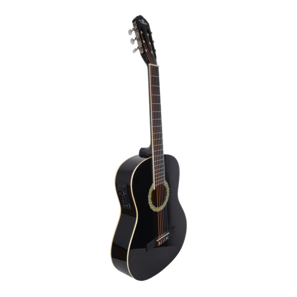 2 GUITARRA CLASICA ELECTROACUSTICA NEGRA 39 + FUNDA LA ESPAÑOLA