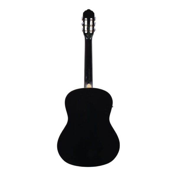 3 GUITARRA CLASICA ELECTROACUSTICA NEGRA 39 + FUNDA LA ESPAÑOLA