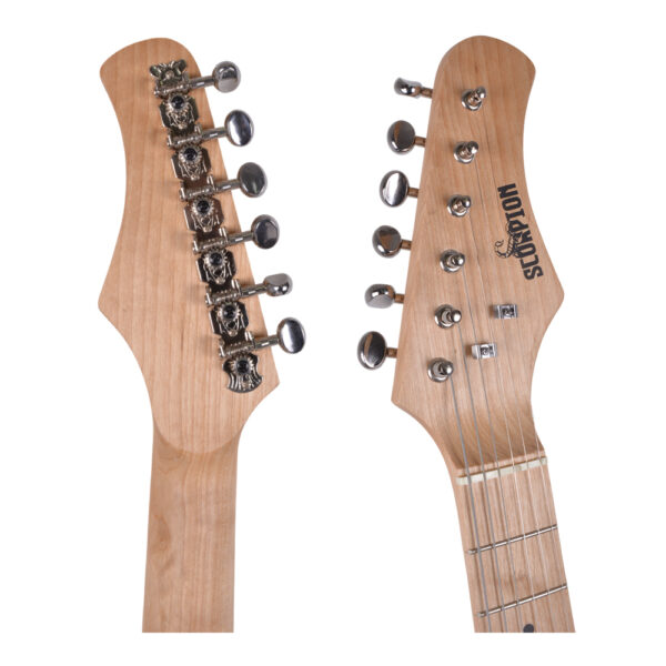 4 PACK DE GUITARRA ELECTRICA NIÑO COLOR AZUL SCORPION