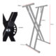 5 ATRIL DE TECLADO DOBLE BARRA AJUSTABLE 7 NIVELES KS-050 RMX