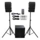 6 PARLANTE ARRAY SUB15+8 700W RMS / 2000W MAX. + ATRIL CARVER PRO CSR-158