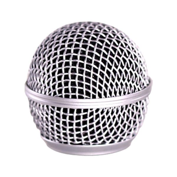 1 CASQUETE PARA MICROFONO CROMADO SM58 MEKSE