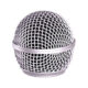 1 CASQUETE PARA MICROFONO CROMADO SM58 MEKSE