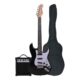 1 PACK DE GUITARRA ELECTRICA NEGRO HGP-600 HONDO