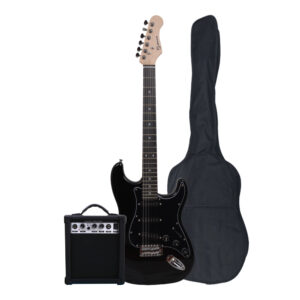 PACK DE GUITARRA ELECTRICA NEGRA POLLUX-1 CIPRIANI