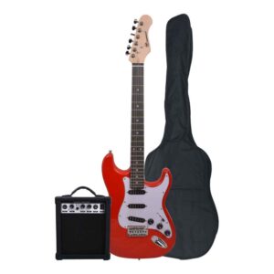 PACK GUITARRA ELECTRICA HGP-620 COLOR ROJO HONDO