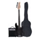 1 PACK DE BAJO ELECTRICO COLOR NEGRO HGP-700 HONDO