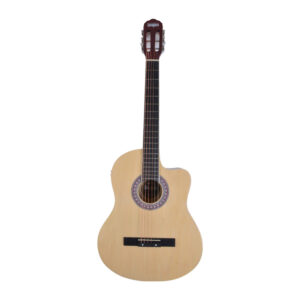 1 GUITARRA ELECTROACUSTICA 39 CDAS METALICAS CUTAWAY NATURAL ZXWS-394 ZARAGOZA