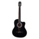 1 GUITARRA ELECTROACUSTICA 39 CDAS METALICAS CUTAWAY NEGRA ZXWS-394 ZARAGOZA