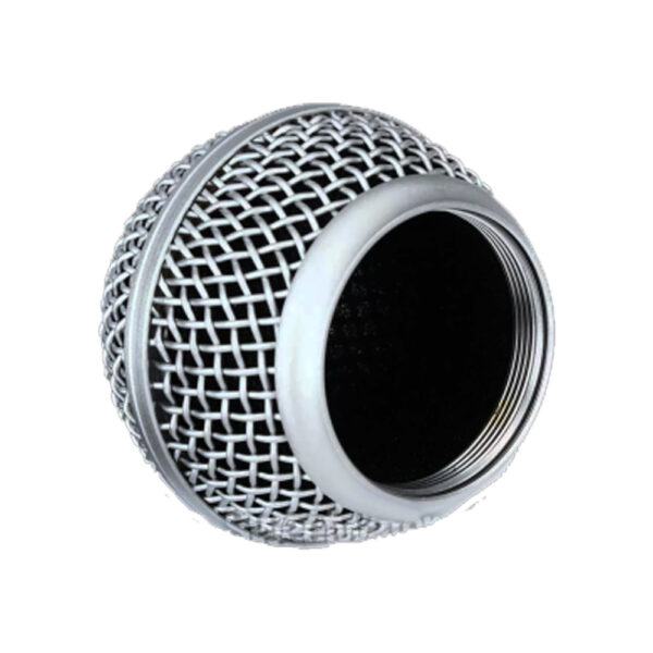2 CASQUETE PARA MICROFONO CROMADO SM58 MEKSE