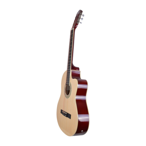 2 GUITARRA ELECTROACUSTICA 39 CDAS METALICAS CUTAWAY NATURAL LA ESPAÑOLA