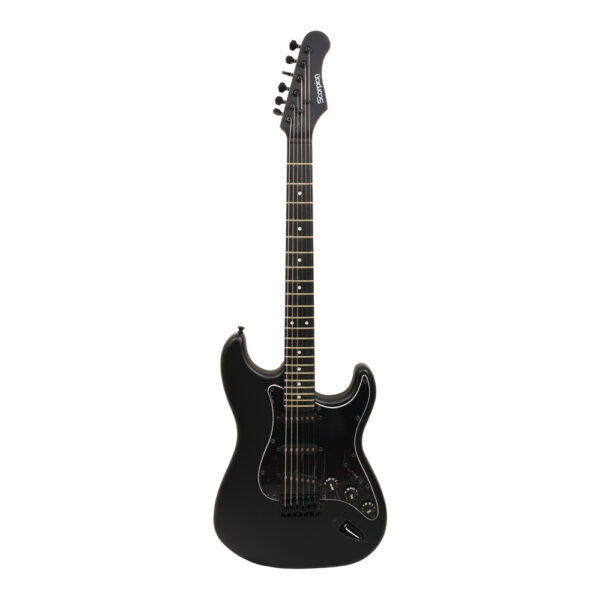 PACK DE GUITARRA ELECTRICA NEGRA PAC-34 SCORPION