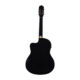 3 GUITARRA ELECTROACUSTICA 39 CDAS METALICAS CUTAWAY NEGRA ZXWS-394 ZARAGOZA