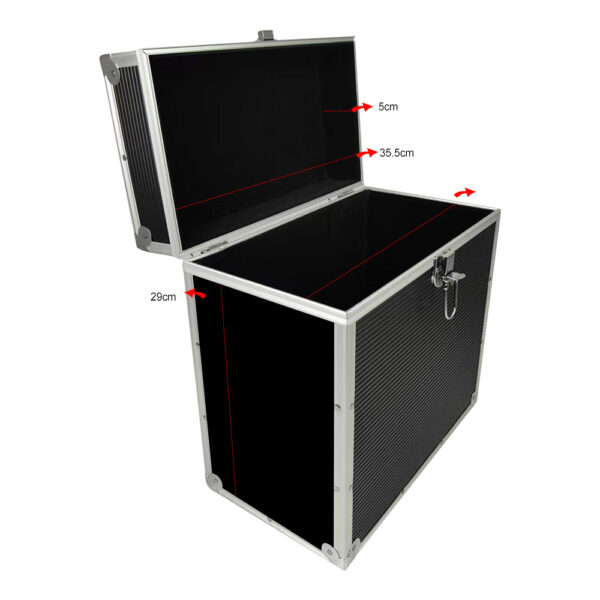 5 CASE PARA 40 DISCOS DE VINILO CARVERPRO