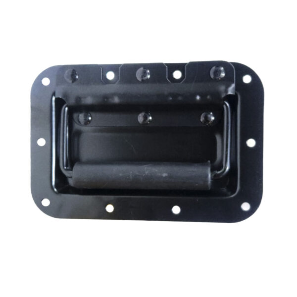 1 MANILLA DE METAL ABATIBLE CON RESORTE NEGRO MOD.M4R MEKSE