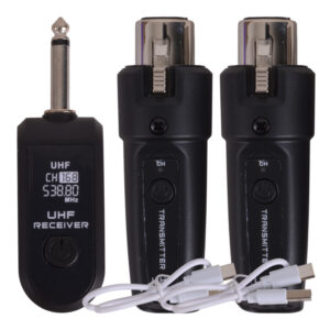 KIT INALAMBRICO UHF - CONVERTIDOR PARA 2 MICROFONOS GEMINI CKM-2