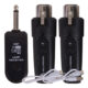 KIT INALAMBRICO UHF - CONVERTIDOR PARA 2 MICROFONOS CARVERPRO WMC-2U
