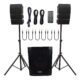 1 SISTEMA ARRAY SUB15+8 700W RMS 2000W MAX + ATRIL GEMINI ARG-15