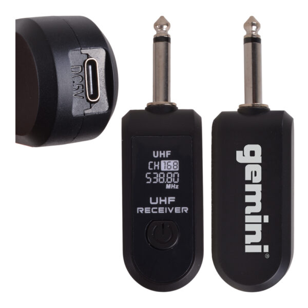 KIT INALAMBRICO UHF - CONVERTIDOR PARA 2 MICROFONOS GEMINI CKM-2