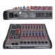 KIT DE AMPLIFICACION MIXER 8 CANALES + 2 CAJAS ACTIVAS CARVERPRO 415-BT