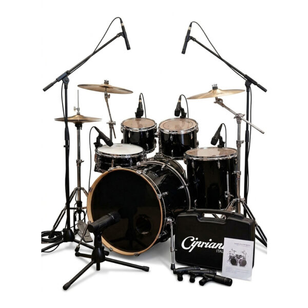 SET DE 7 MICRÓFONOS PARA BATERÍA BAT-7 CIPRIANI