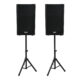 KIT DE AMPLIFICACION MIXER 8 CANALES + 2 CAJAS ACTIVAS GEMINI GE-158