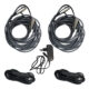 KIT DE AMPLIFICACION MIXER 8 CANALES + 2 CAJAS ACTIVAS CARVERPRO 415-BT